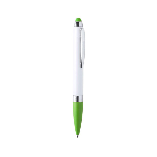 Penna Puntatore Touch Monds verde calce - personalizzabile con logo