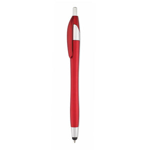 Penna Puntatore Touch Naitel rosso - personalizzabile con logo