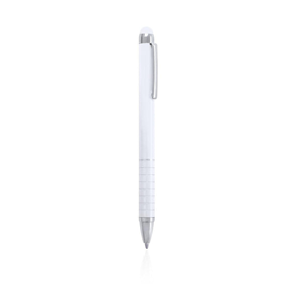 Penna Puntatore Touch Nilf bianco - personalizzabile con logo