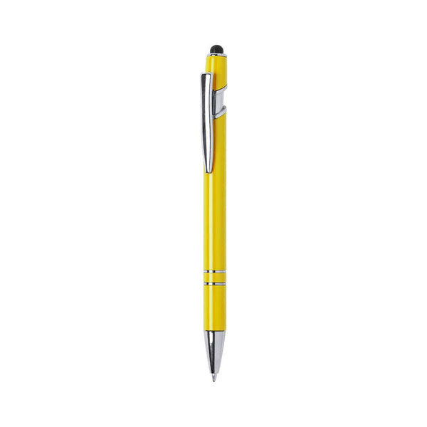 Penna Puntatore Touch Parlex giallo - personalizzabile con logo