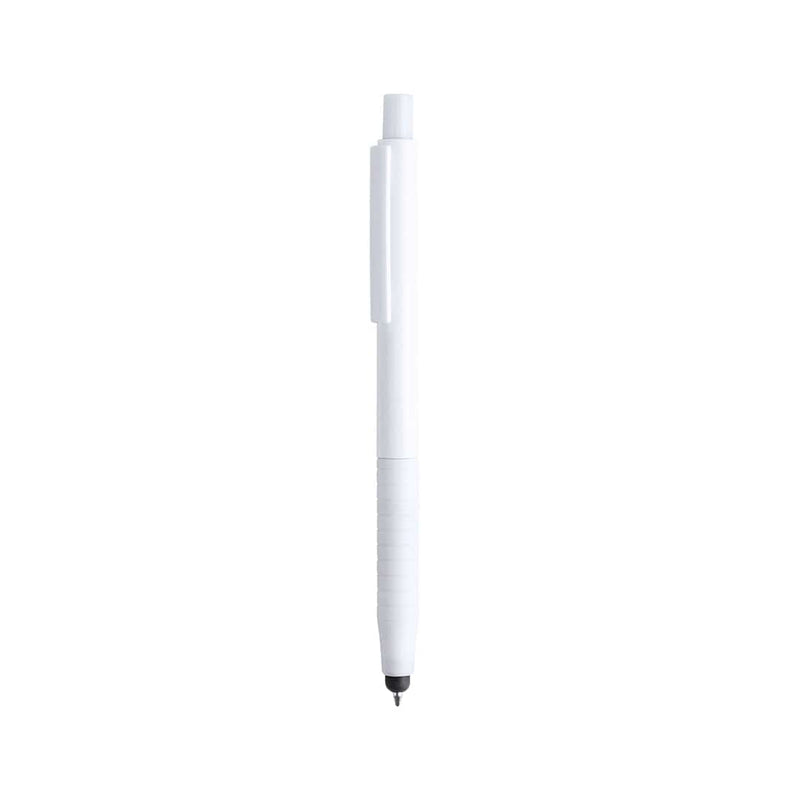 Penna Puntatore Touch Rulets bianco - personalizzabile con logo