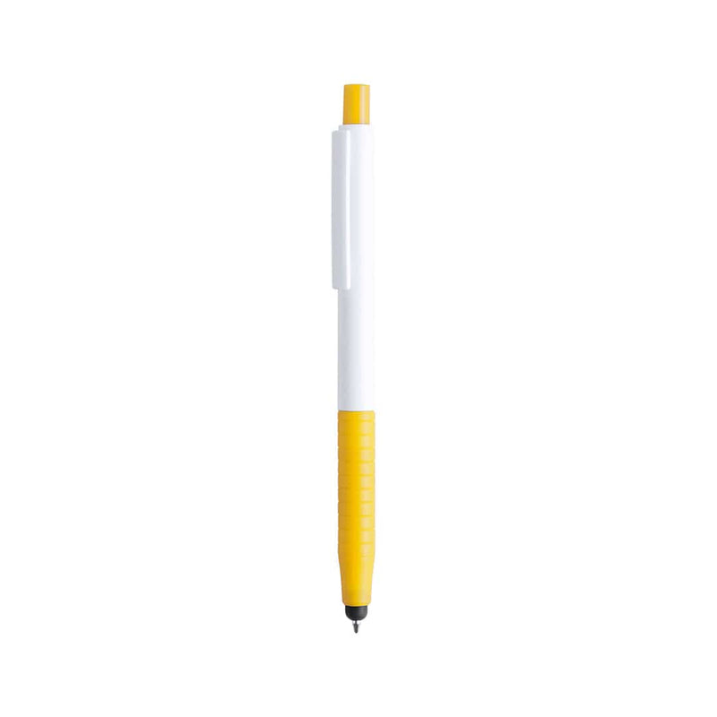 Penna Puntatore Touch Rulets giallo - personalizzabile con logo