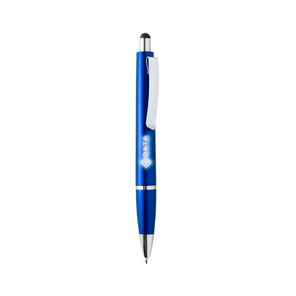 Penna Puntatore Touch Runer blu - personalizzabile con logo