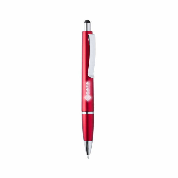 Penna Puntatore Touch Runer rosso - personalizzabile con logo