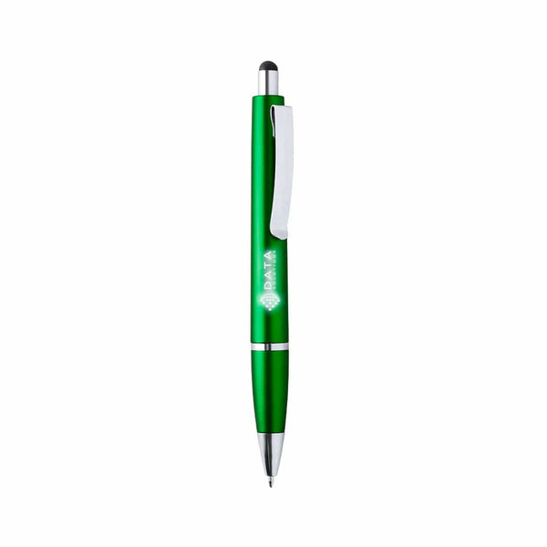 Penna Puntatore Touch Runer verde - personalizzabile con logo