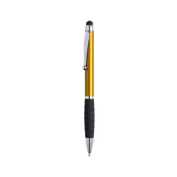 Penna Puntatore Touch Sagur giallo - personalizzabile con logo