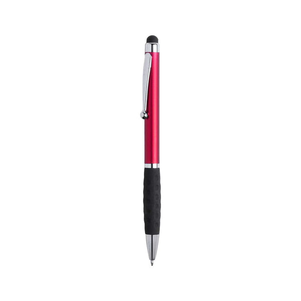 Penna Puntatore Touch Sagur rosso - personalizzabile con logo