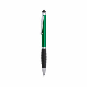 Penna Puntatore Touch Sagur verde - personalizzabile con logo