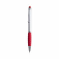 Penna Puntatore Touch Sagursilver rosso - personalizzabile con logo