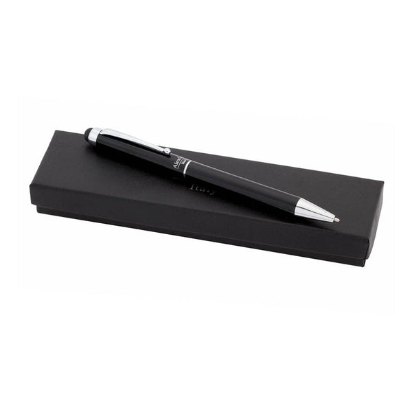 Penna Puntatore Touch Salend nero - personalizzabile con logo
