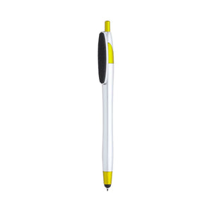 Penna Puntatore Touch Tesku giallo - personalizzabile con logo