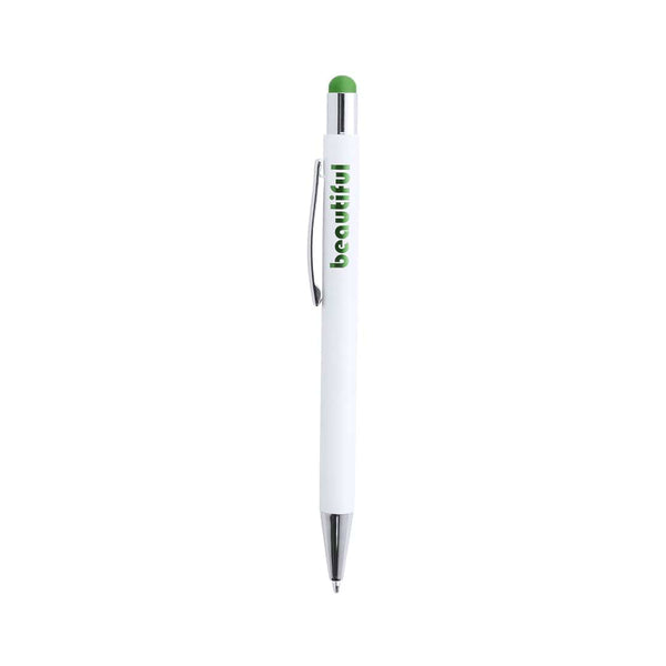 Penna Puntatore Touch Woner verde - personalizzabile con logo