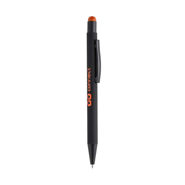 Penna Puntatore Touch Yaret arancione - personalizzabile con logo