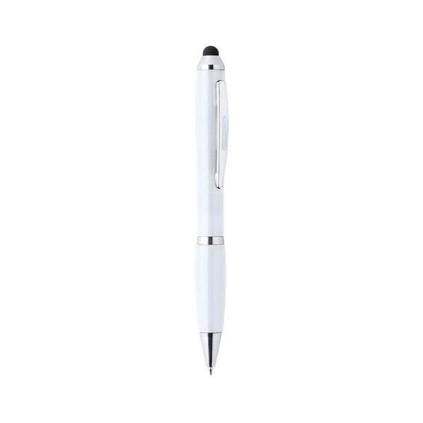 Penna Puntatore Touch Zeril bianco - personalizzabile con logo