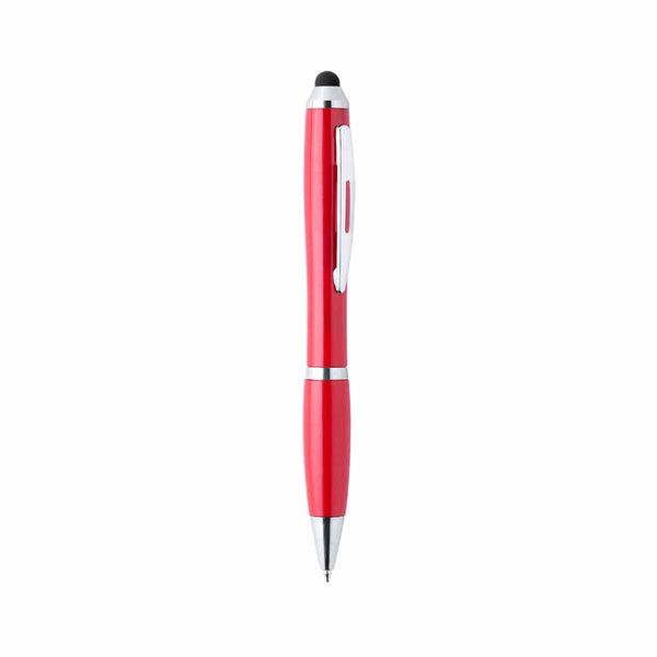 Penna Puntatore Touch Zeril rosso - personalizzabile con logo