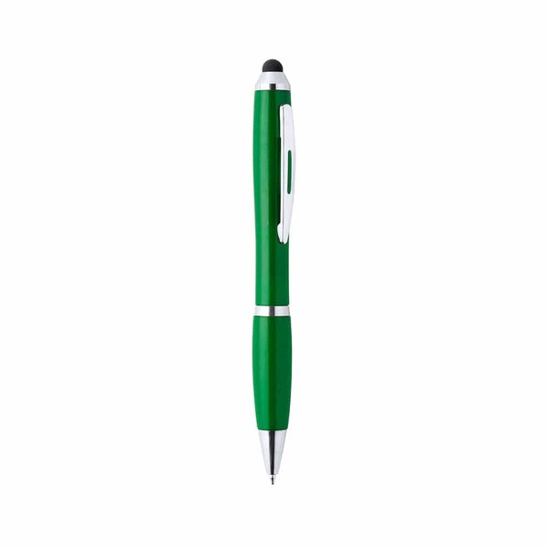 Penna Puntatore Touch Zeril verde - personalizzabile con logo