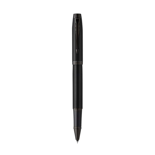 Penna Roller Parker IM Achromatic nero - personalizzabile con logo