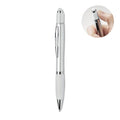 Penna stilo a rotazione Bianco - personalizzabile con logo