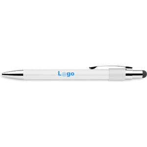 Penna stilo antistress Bianco - personalizzabile con logo