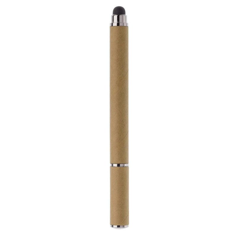 Penna stylus in carta Marrone - personalizzabile con logo