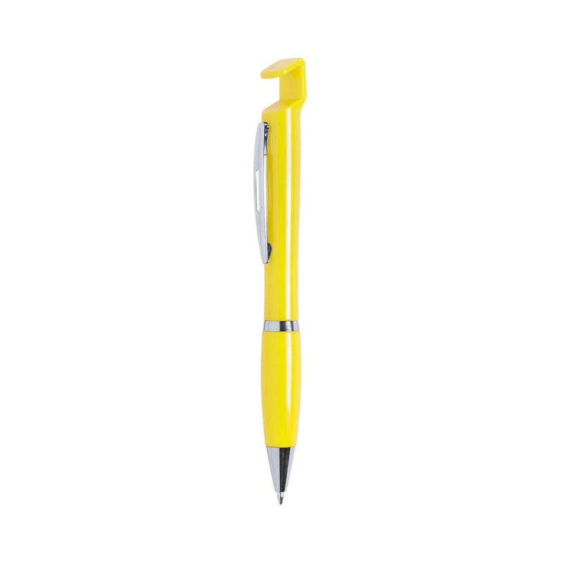 Penna Supporto Cropix giallo - personalizzabile con logo