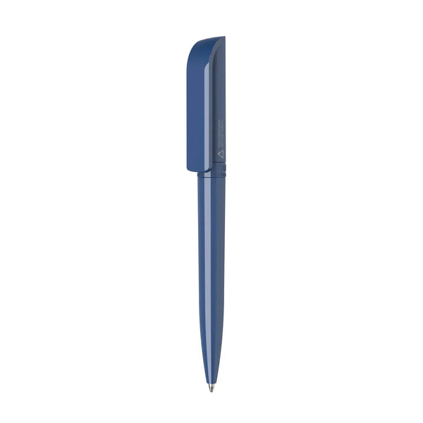 PENNA TAG GREEN RECYCLED ANTIBATTERICA blu - personalizzabile con logo