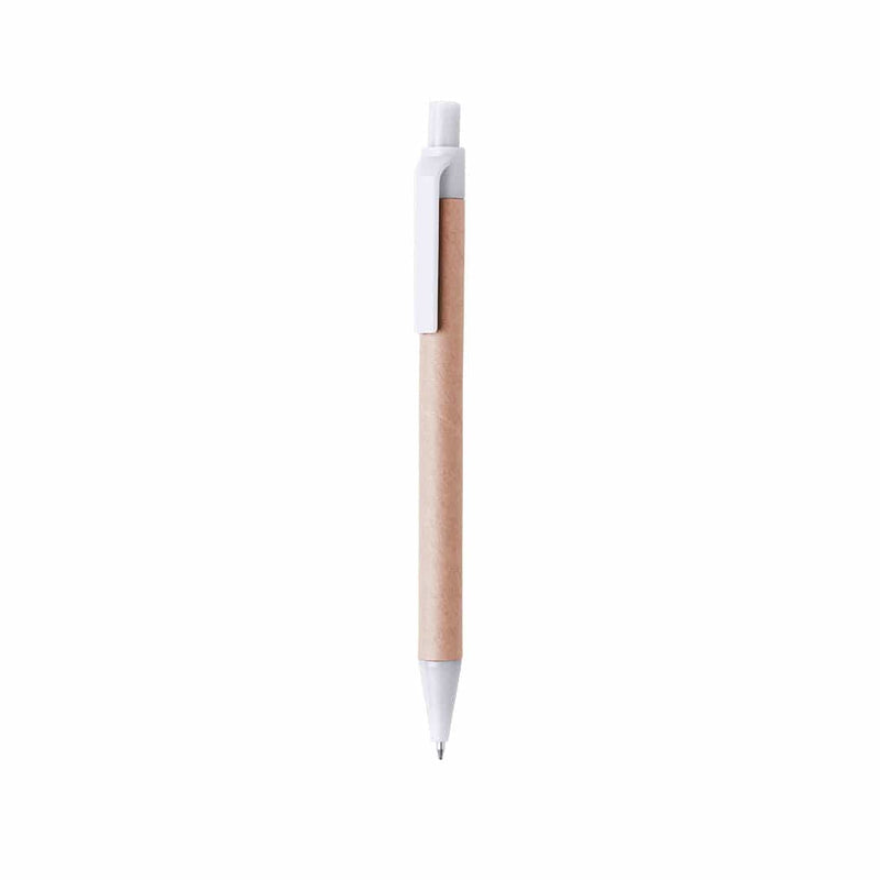 Penna Tori bianco - personalizzabile con logo