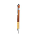 Penna Touch Berget arancione - personalizzabile con logo