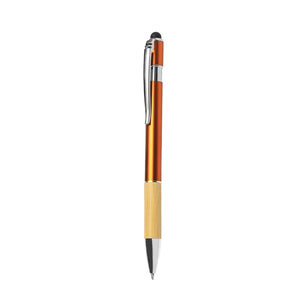 Penna Touch Berget arancione - personalizzabile con logo