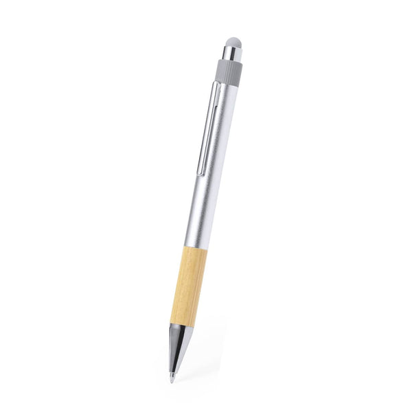 Penna Touch Deimox color argento - personalizzabile con logo