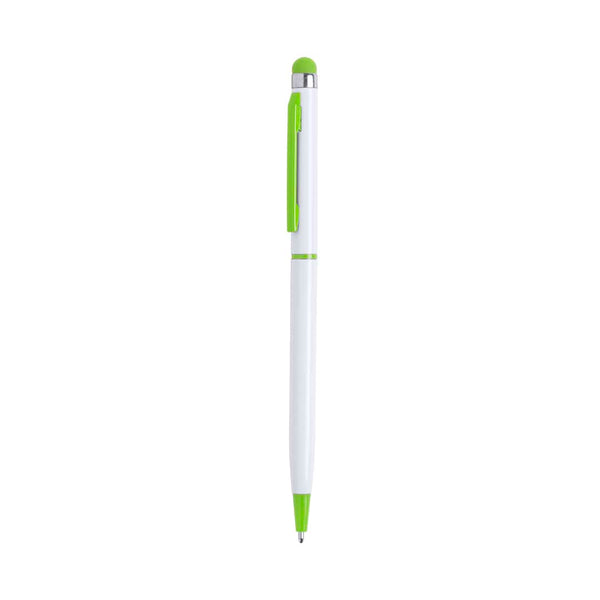 Penna Touch Duser verde claro - personalizzabile con logo