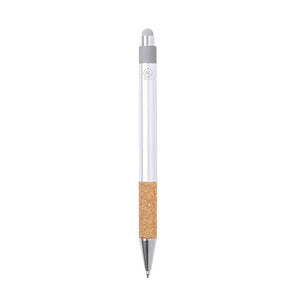Penna Touch Fobox color argento - personalizzabile con logo