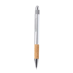 Penna Touch Fobox color argento - personalizzabile con logo