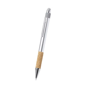 Penna Touch Fobox color argento - personalizzabile con logo