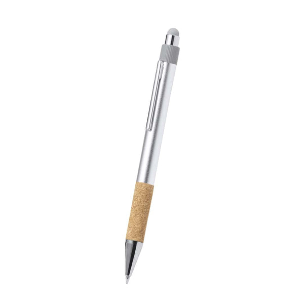 Penna Touch Fobox color argento - personalizzabile con logo