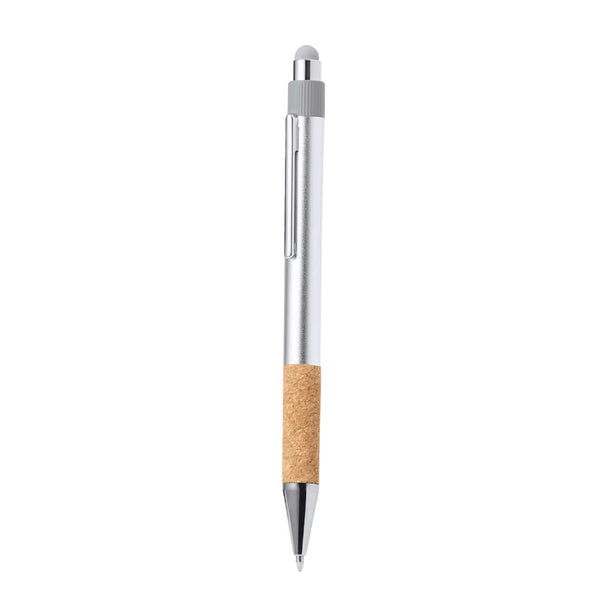 Penna Touch Fobox color argento - personalizzabile con logo