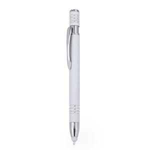 Penna Touch Harkin bianco - personalizzabile con logo