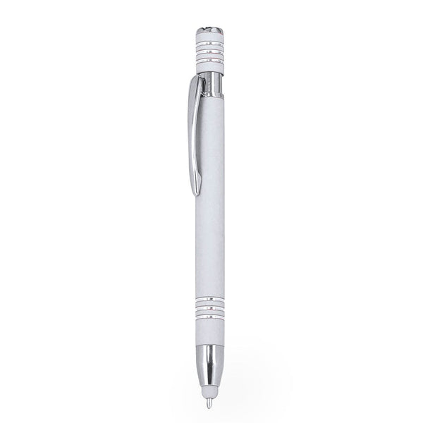 Penna Touch Harkin bianco - personalizzabile con logo