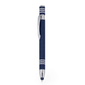 Penna Touch Harkin blu navy - personalizzabile con logo