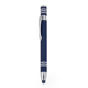 Penna Touch Harkin blu navy - personalizzabile con logo