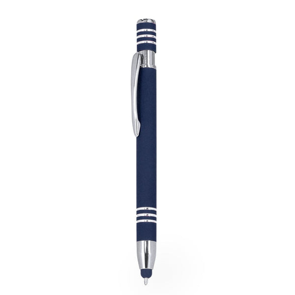 Penna Touch Harkin blu navy - personalizzabile con logo
