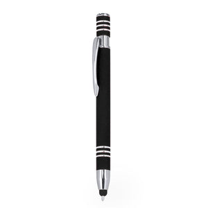 Penna Touch Harkin nero - personalizzabile con logo