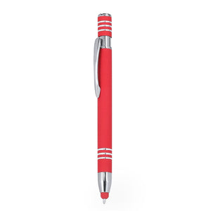 Penna Touch Harkin rosso - personalizzabile con logo