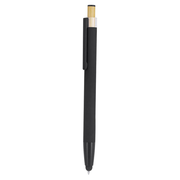 Penna Touch Kiner nero - personalizzabile con logo