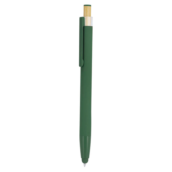 Penna Touch Kiner verde - personalizzabile con logo