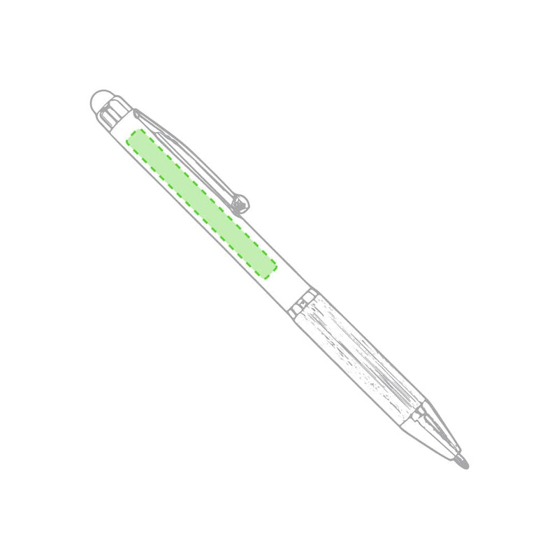 Penna Touch Layrox color argento - personalizzabile con logo