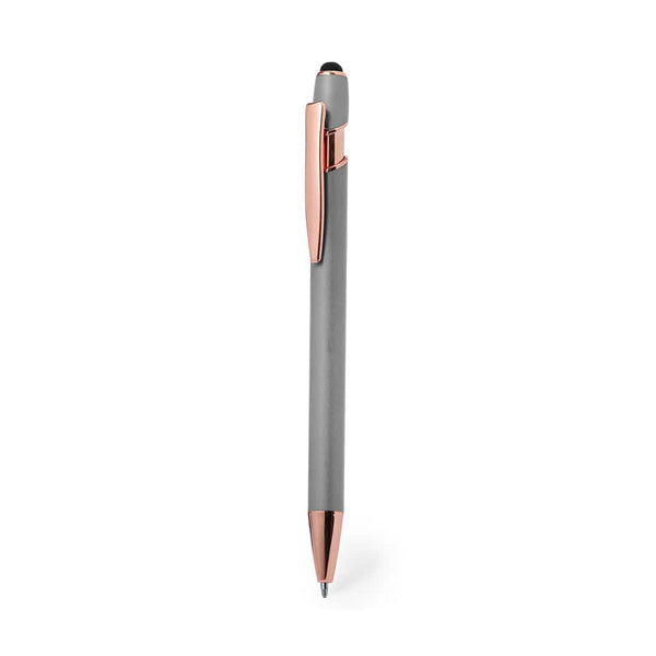 Penna Touch Lixor grigio - personalizzabile con logo