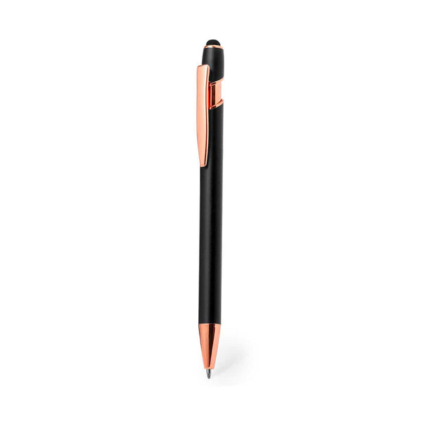 Penna Touch Lixor nero - personalizzabile con logo