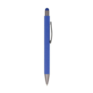 Penna touch New York in carta Blu - personalizzabile con logo