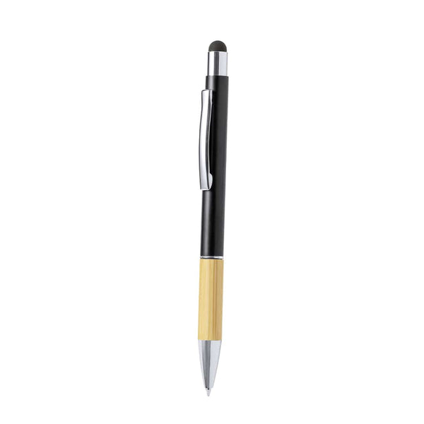 Penna Touch Piket nero - personalizzabile con logo